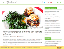 Tablet Screenshot of cocina.es